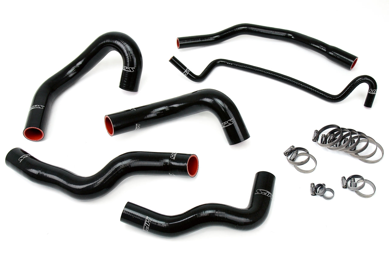HPS Performance Hps Silicone Radiator Coolant Hose Kit 57 1013 Blk Black - 57-1013-BLK