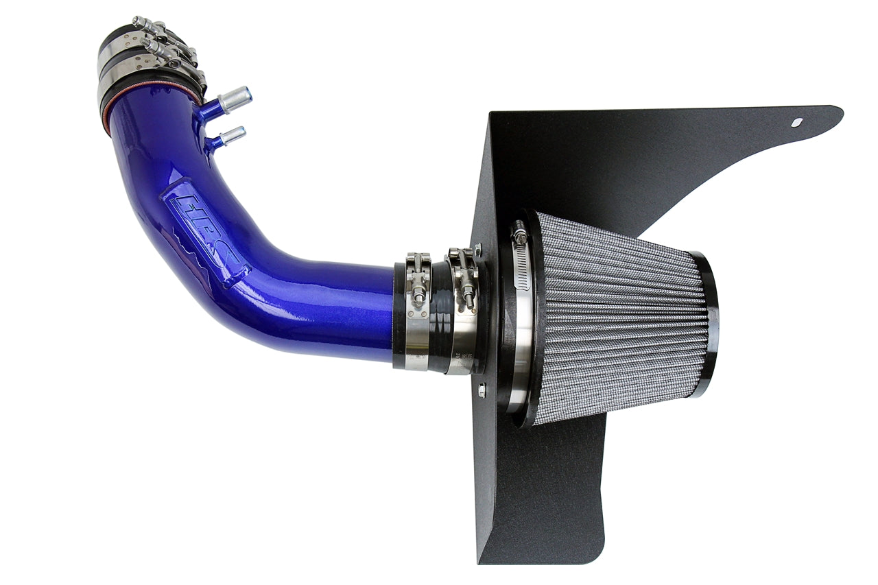 HPS Performance Air Intake Kit With Heat Shield 827-638BL Blue - 827-638BL