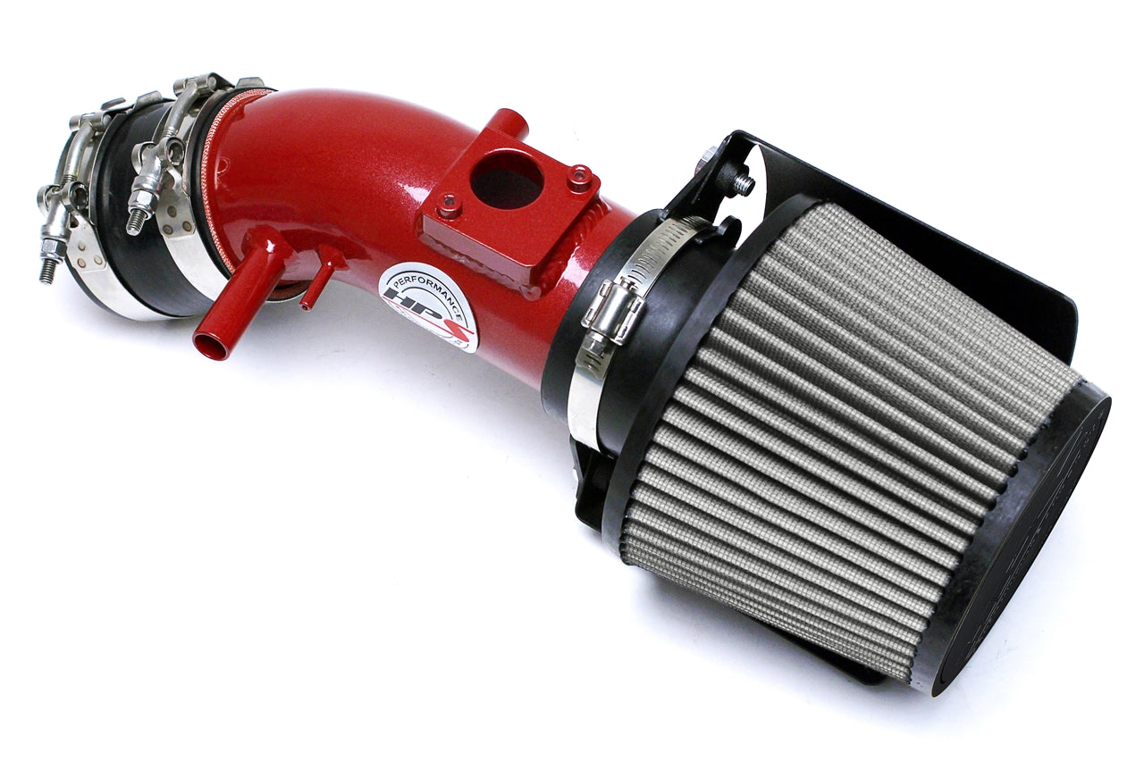 HPS Performance Air Intake Kit With Heat Shield 827-534R Red - 827-534R