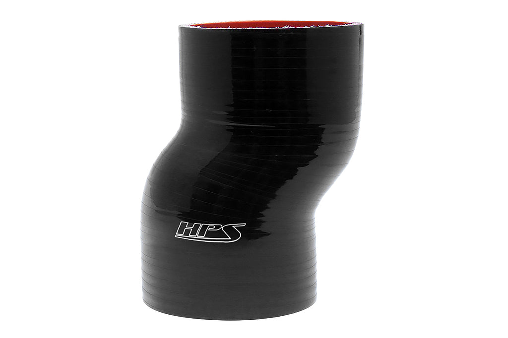 HPS Performance Hps Silicone Offset Coupler, 3 1/4" Id, 6" Length, Black, Htsoc 325 L6 Blk - HTSOC-325-L6-BLK