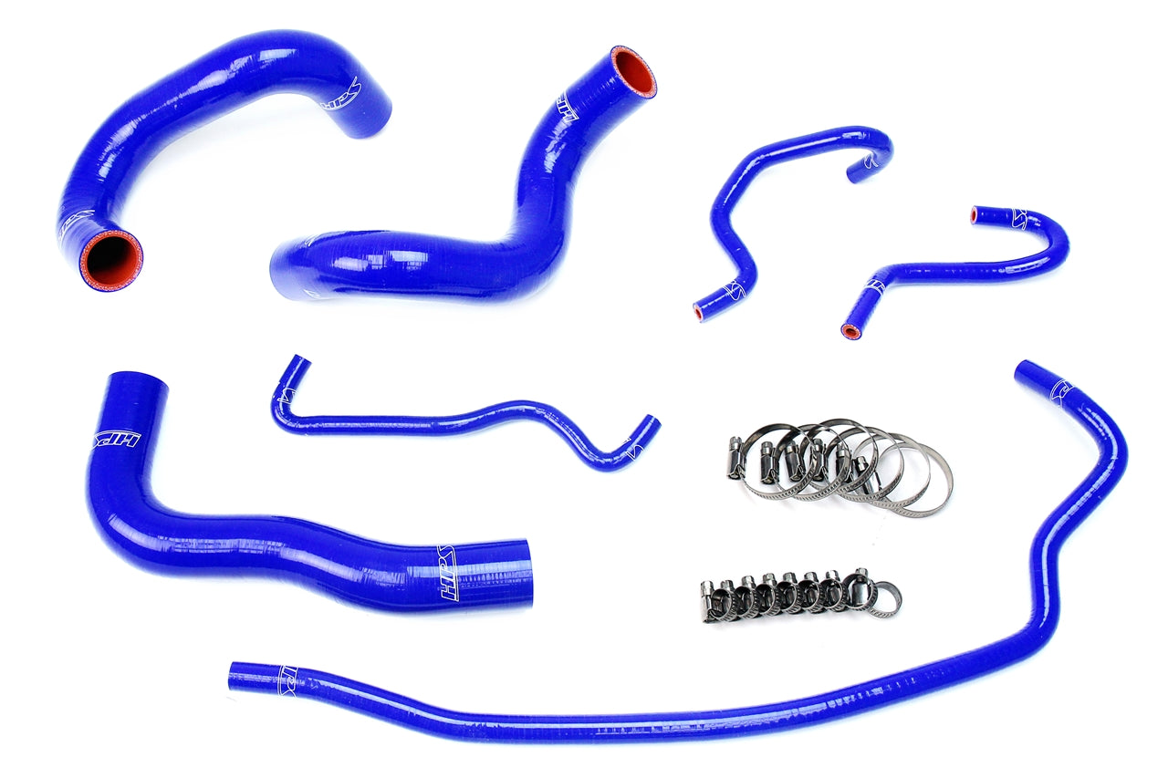 HPS Performance Hps Silicone Radiator Coolant Hose Kit 57 1724 Blue Blue - 57-1724-BLUE