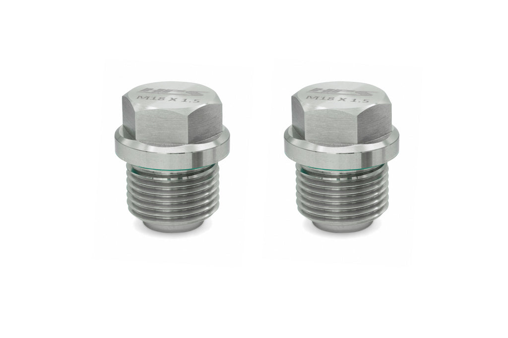 HPS Performance Hps Stainless Steel Magnetic Oil Drain Plug Kit Mdpk 102 - MDPK-102