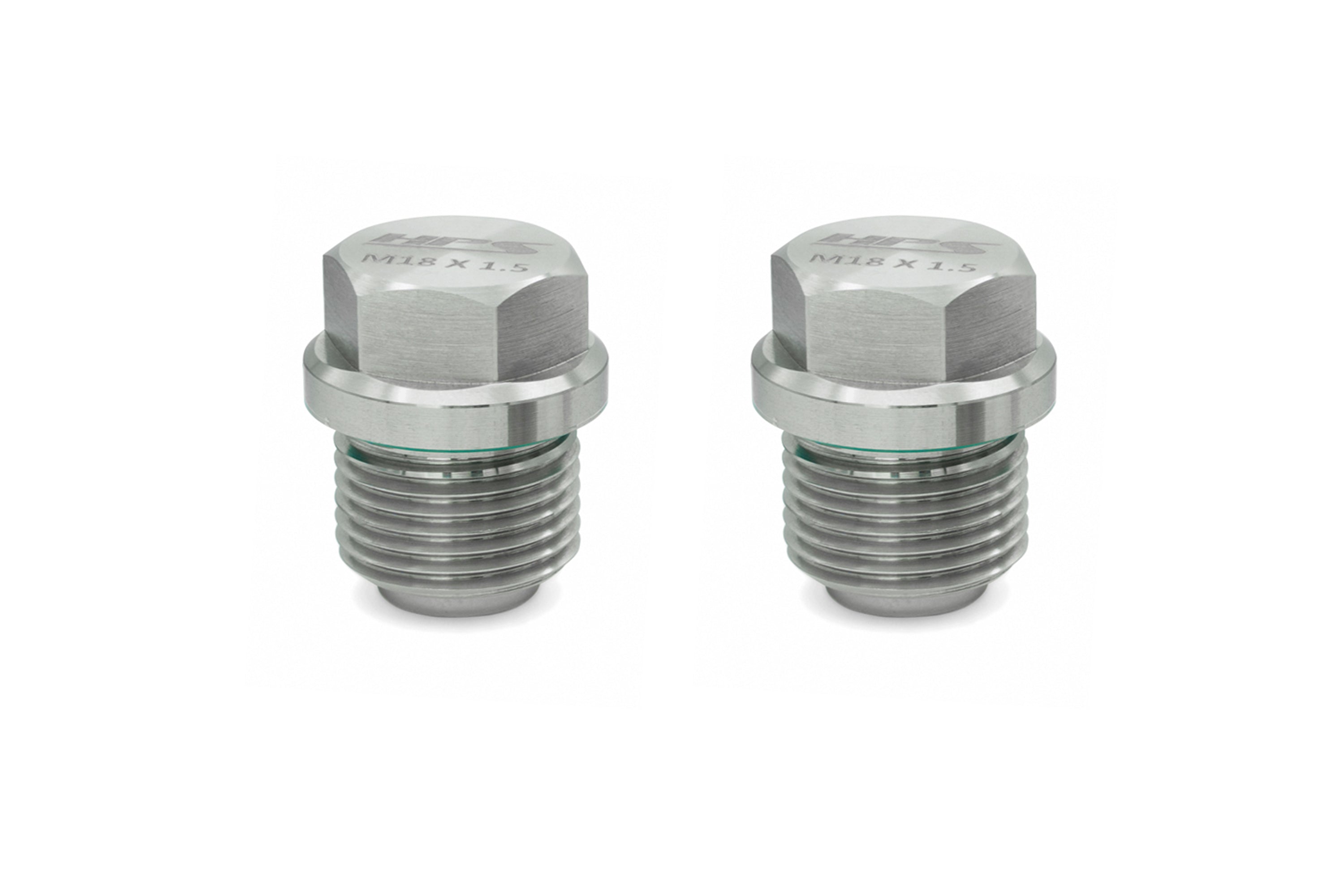HPS Performance Hps Stainless Steel Magnetic Oil Drain Plug Kit Mdpk 102 - MDPK-102