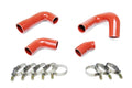 HPS Performance Hps Silicone Transmission Oil Cooler Coolant Hose Kit 57 1708 Orange - 57-1708