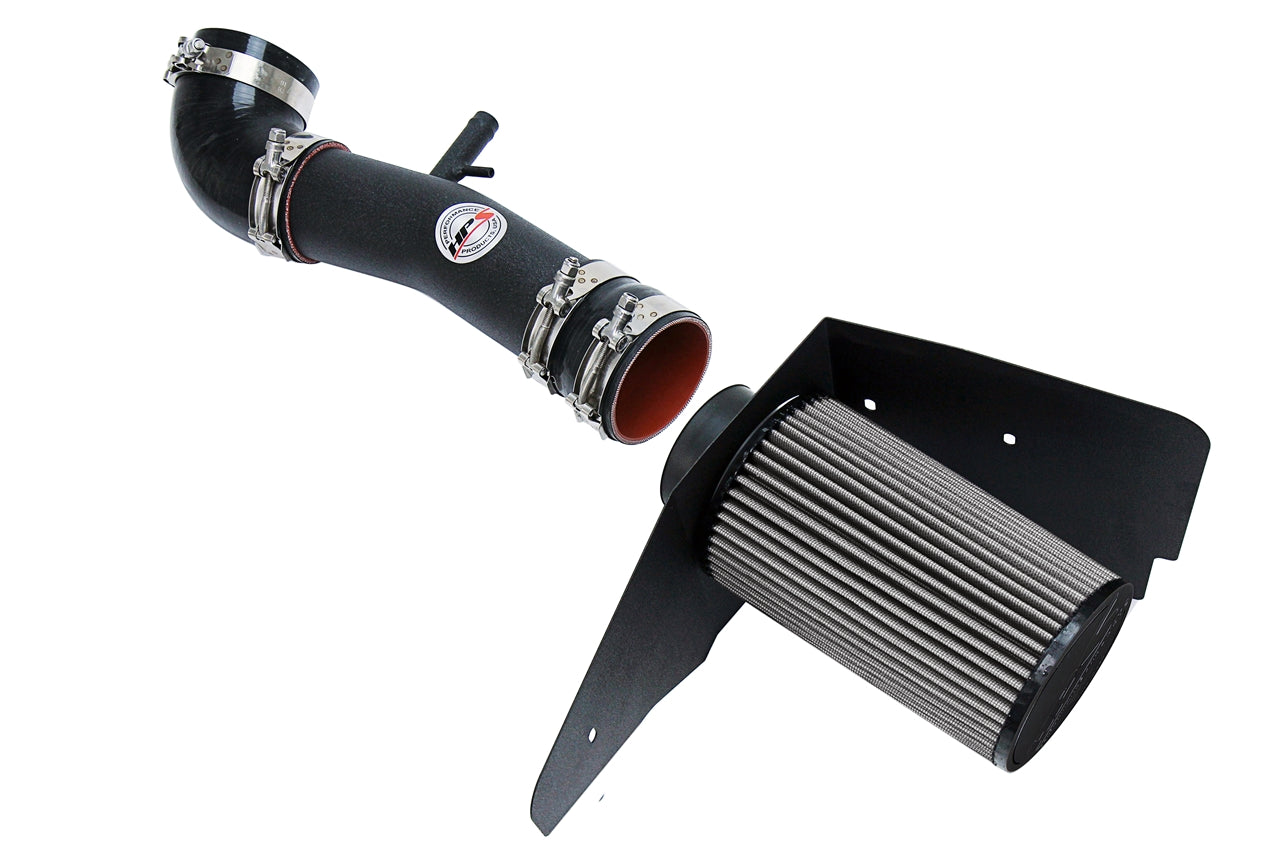 HPS Performance Air Intake Kit With Heat Shield 827-596WB Black - 827-596WB
