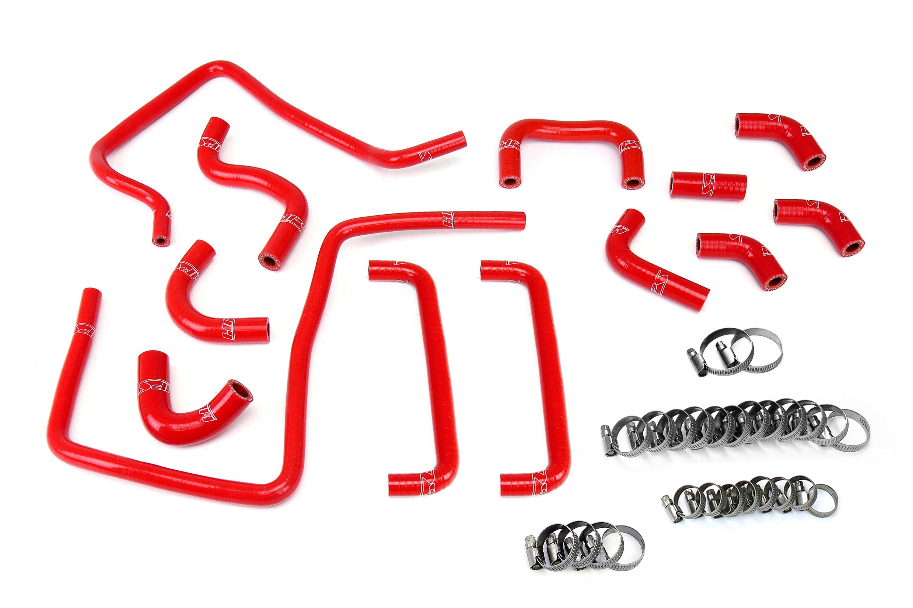 HPS Performance Hps Silicone Ancillary Coolant Hose Kit 57 2266 Red Red - 57-2266-RED