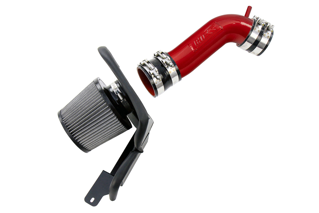 HPS Performance Air Intake Kit With Heat Shield 827-715R Red - 827-715R