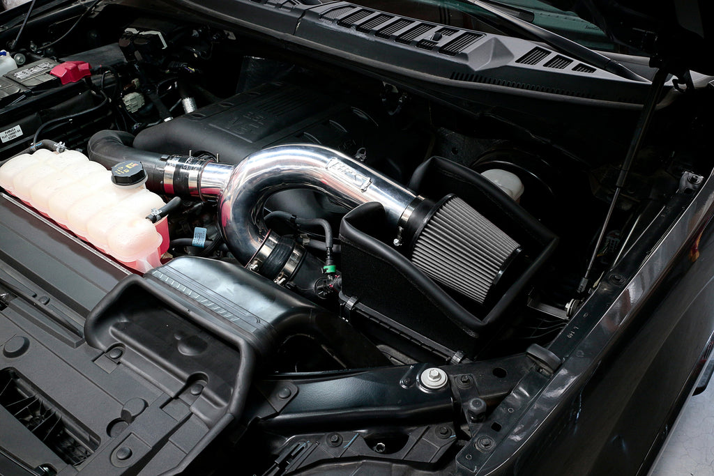 HPS Performance Air Intake Kit With Heat Shield 827-787R Red - 827-787R