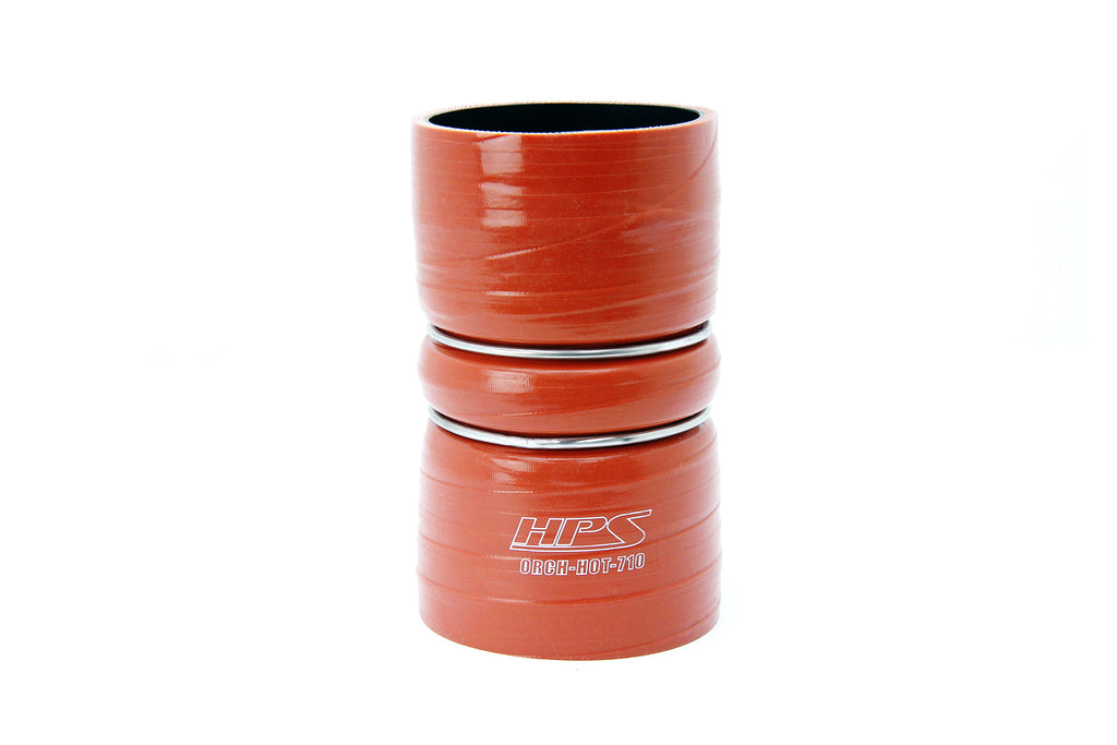 HPS Performance Hps Silicone Hot Side Intercooler Boot Orch Hot 710 Orange - ORCH-HOT-710