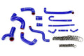HPS Performance Hps Silicone Radiator And Heater Coolant Hose Kit 57 1209 Blue Blue - 57-1209-BLUE