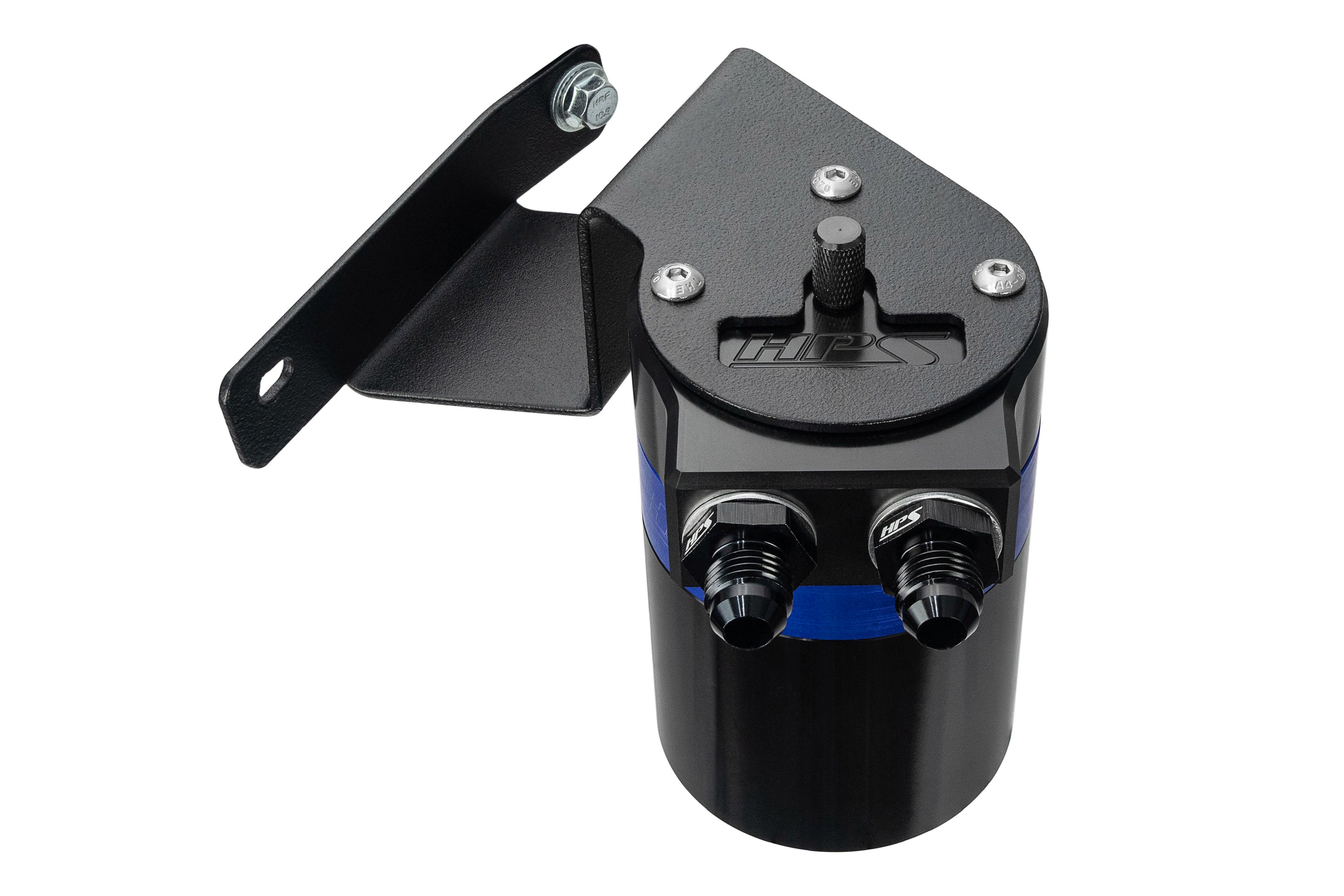 HPS Performance Oil Catch Can Kit 860-013BL, Blue - 860-013BL