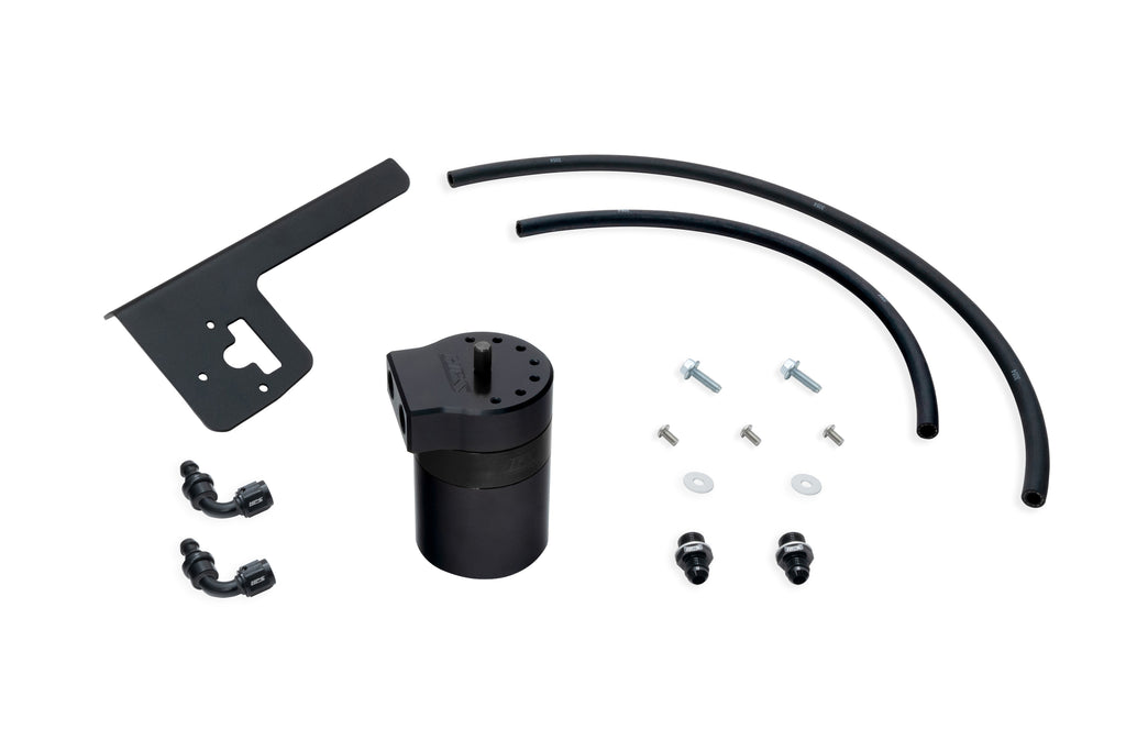 HPS Performance Oil Catch Can Kit 860-021WB, Black - 860-021WB