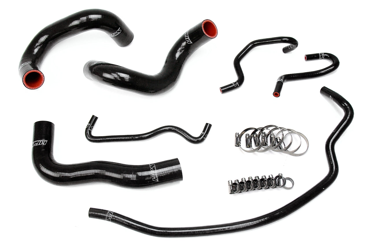 HPS Performance Hps Silicone Radiator Coolant Hose Kit 57 1724 Blk Black - 57-1724-BLK