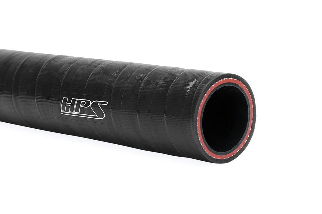 HPS Performance Hps Fkm Lined Oil Resistant Silicone Hose 1/4" Id, 5 Foot Length Fkm 5 F 025 Blk Black - FKM-5F-025-BLK
