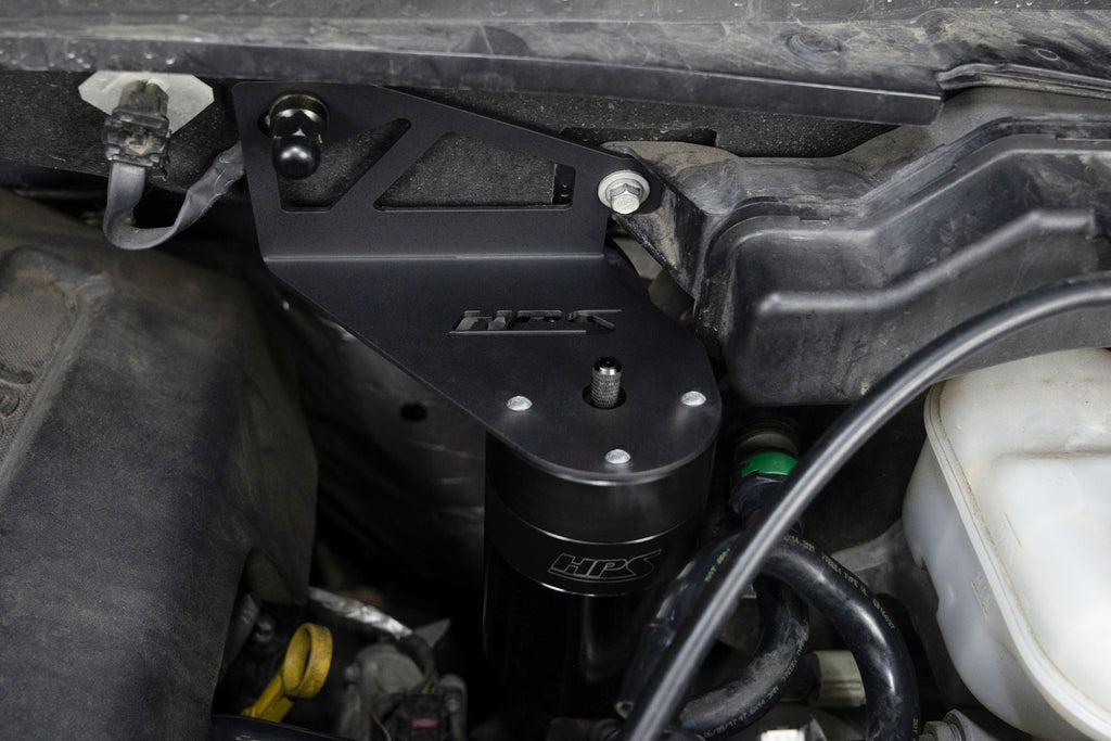 HPS Performance Oil Catch Can Kit 860-028WB Black - 860-028WB