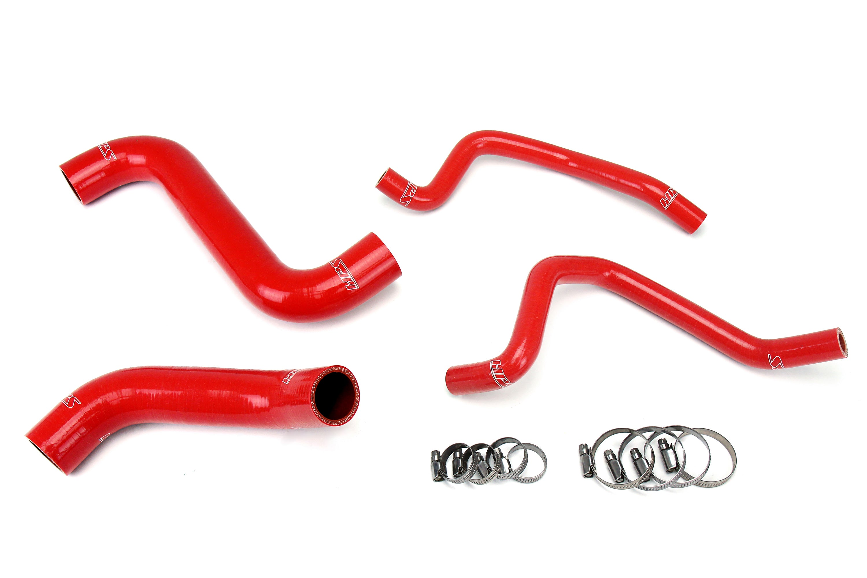 HPS Performance Hps Silicone Radiator And Heater Coolant Hose Kit 57 1809 Red Red - 57-1809-RED