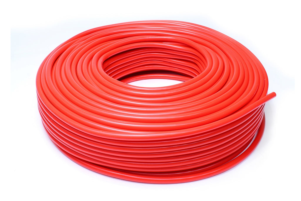 HPS Performance Hps Silicone Vacuum Hose 3.5mm Id, 100 Foot Roll, 1.5mm Wall Thickness Htsvh35 R2 Re Dx100 Red - HTSVH35R2-REDx100