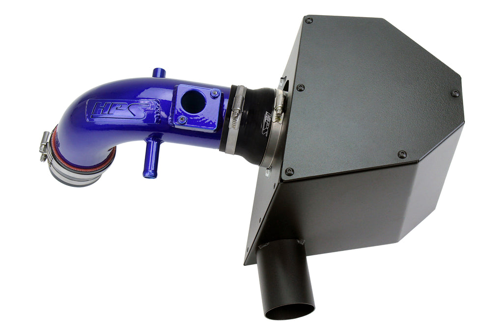 HPS Performance Air Intake Kit With Heat Shield 827-693BL Blue - 827-693BL