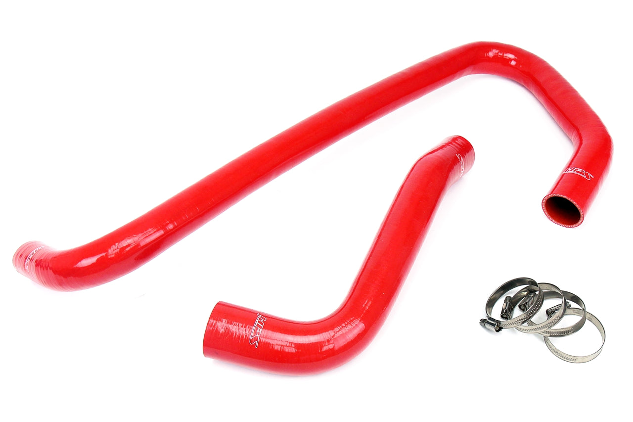HPS Performance Hps Silicone Radiator Coolant Hose Kit 57 1307 Red Red - 57-1307-RED