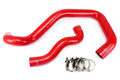 HPS Performance Hps Silicone Radiator Coolant Hose Kit 57 1214 Red Red - 57-1214-RED