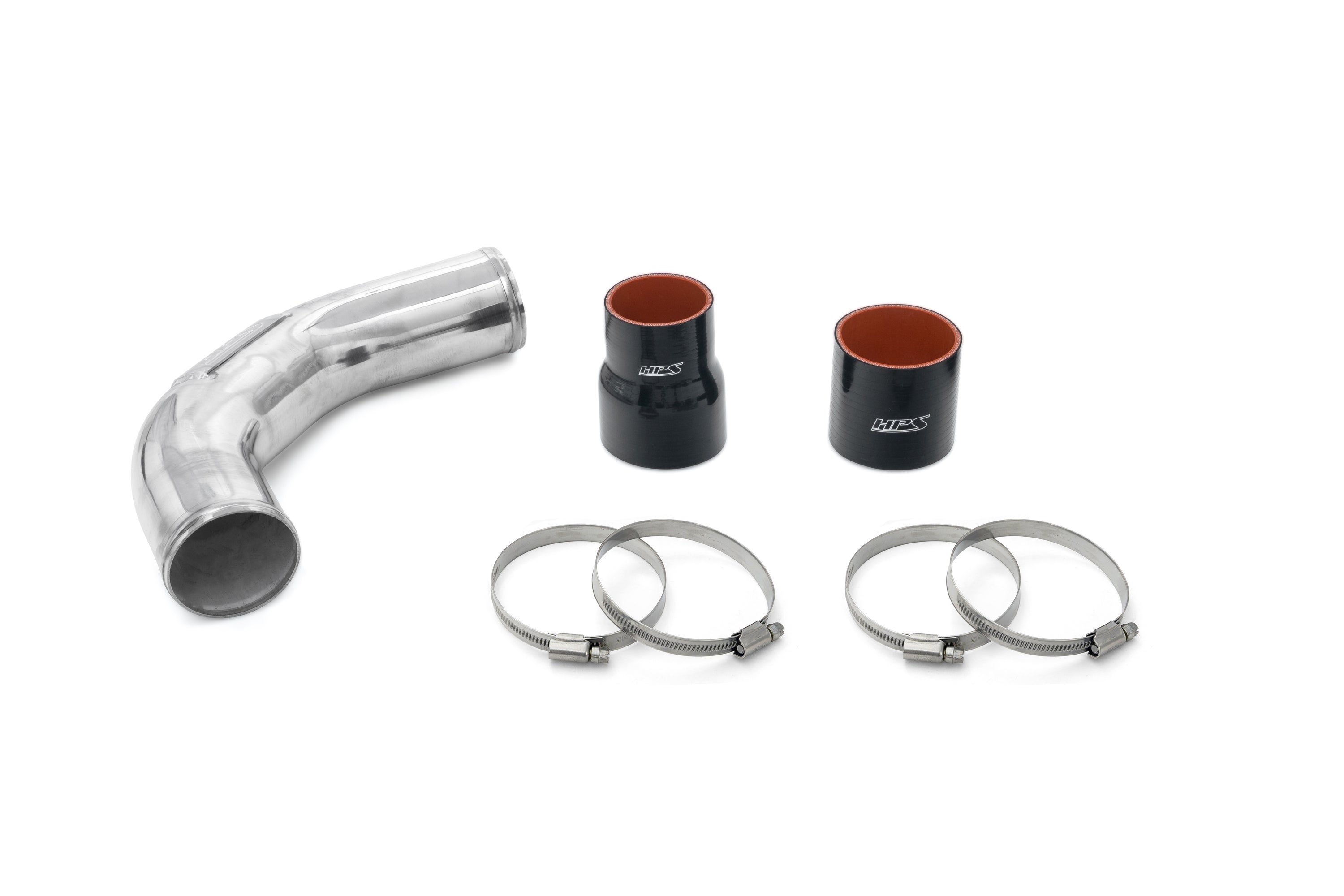 HPS Performance Hot and Cold Side Turbo Charge Pipe Kit 17-168P Polished - 17-168P