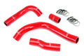 HPS Performance Hps Silicone Radiator Coolant Hose Kit 57 1829 Red Red - 57-1829-RED