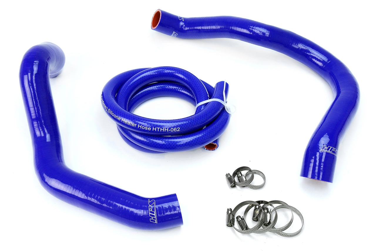 HPS Performance Hps Silicone Radiator And Heater Coolant Hose Kit 57 1338 Blue Blue - 57-1338-BLUE