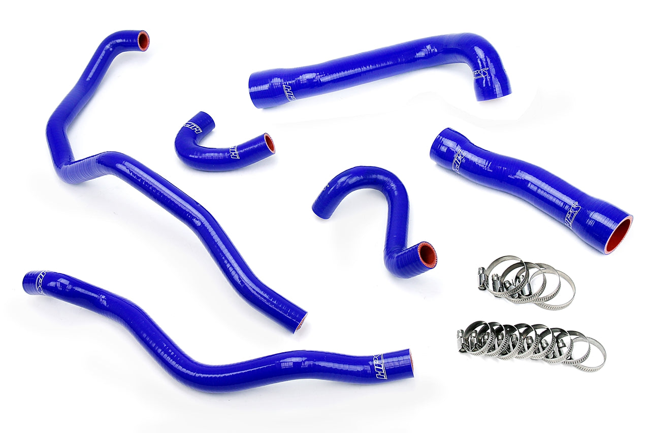 HPS Performance Hps Silicone Radiator And Heater Coolant Hose Kit 57 1543 Blue Blue - 57-1543-BLUE