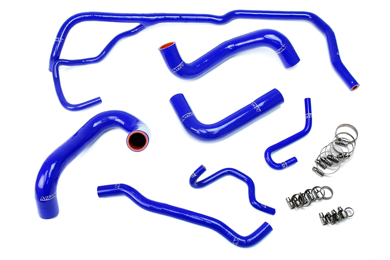 HPS Performance Hps Silicone Radiator Coolant Hose Kit 57 1725 Blue Blue - 57-1725-BLUE