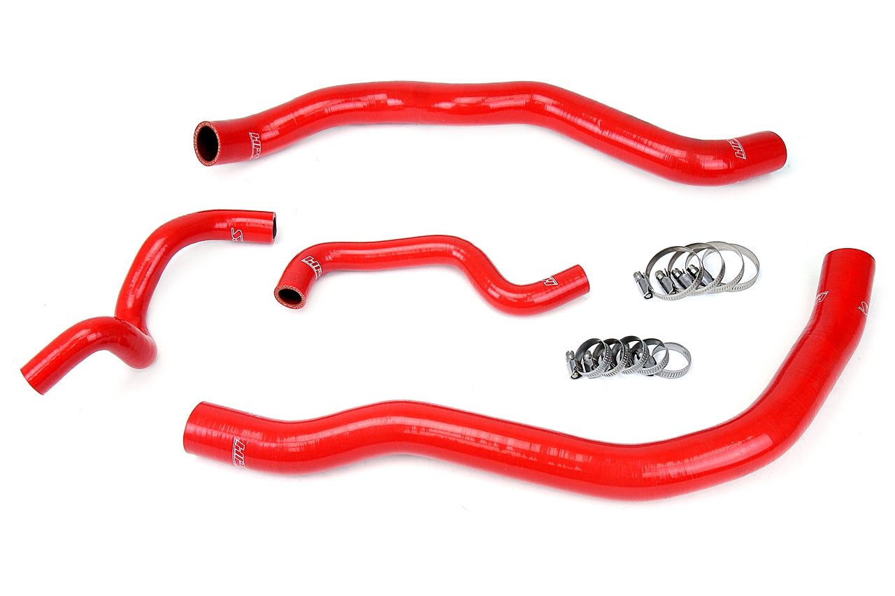 HPS Performance Hps Silicone Radiator Coolant Hose Kit 57 1418 Red Red - 57-1418-RED