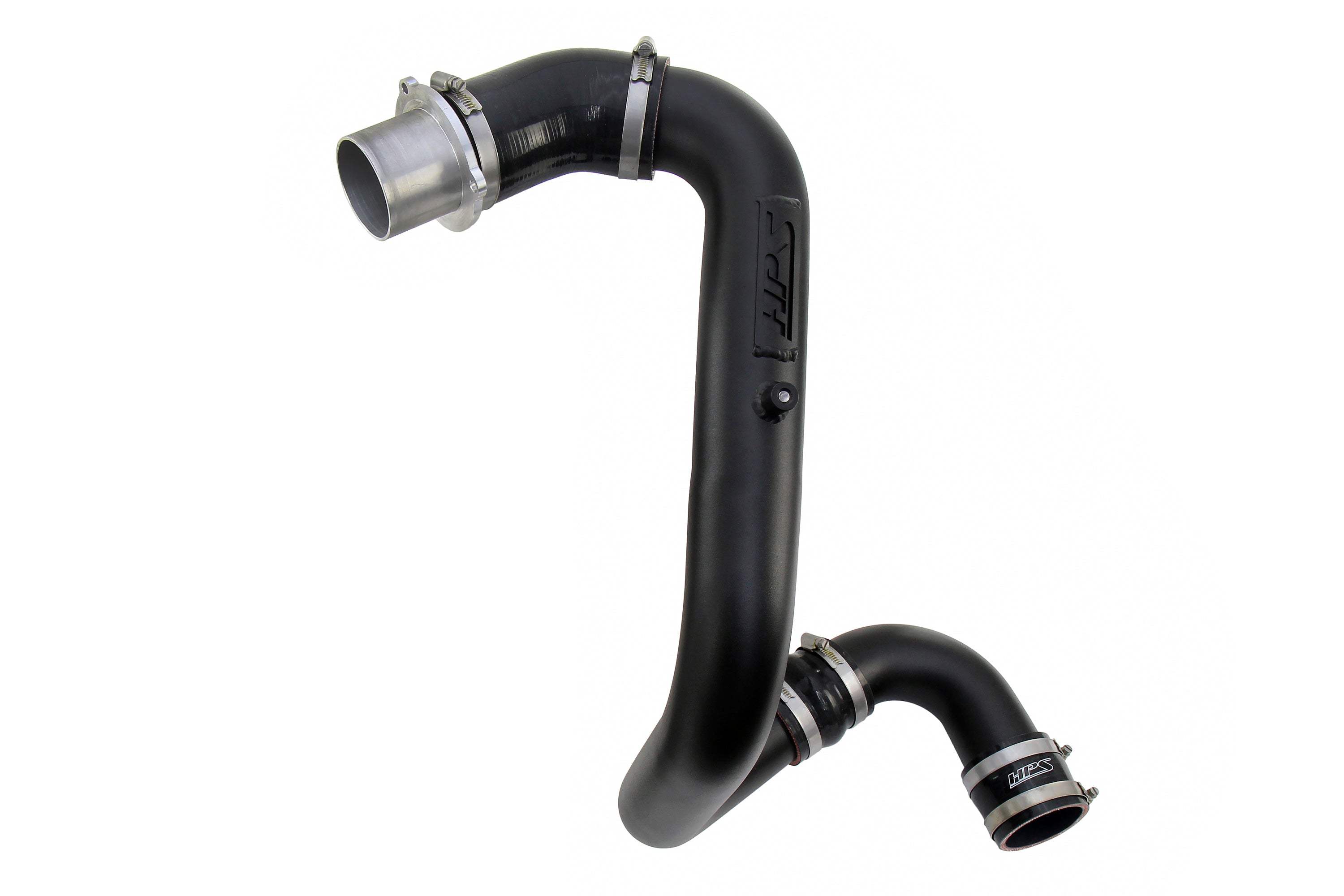 HPS Performance Hot Side Charge Pipe Kit 17-128WB Black - 17-128WB