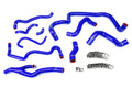 HPS Performance Hps Silicone Radiator And Heater Coolant Hose Kit 57 1557 Blue Blue - 57-1557-BLUE