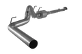 DIESELR Downpipe Back Exhaust - Single (2011-2019 Ford 6.7L Powerstroke - CAB & CHASSIS)
