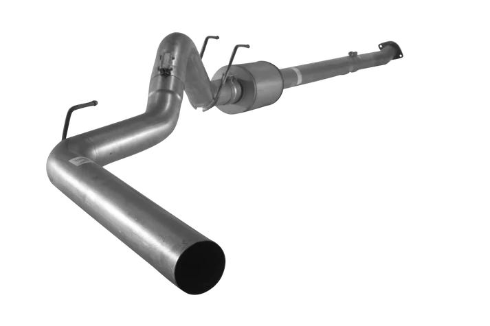 DIESELR Downpipe Back Exhaust - Single (2011-2019 Ford 6.7L Powerstroke - CAB & CHASSIS)