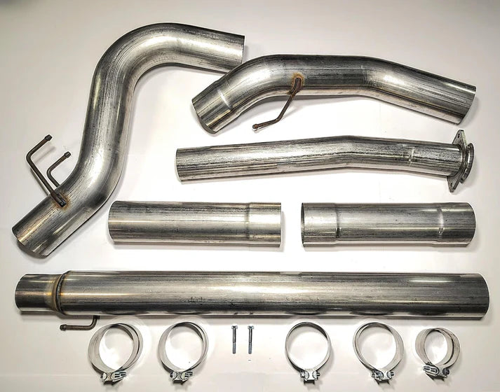 DIESELR Downpipe Back Exhaust - Single (2011-2026 Ford 6.7L F250/F350 Powerstroke)