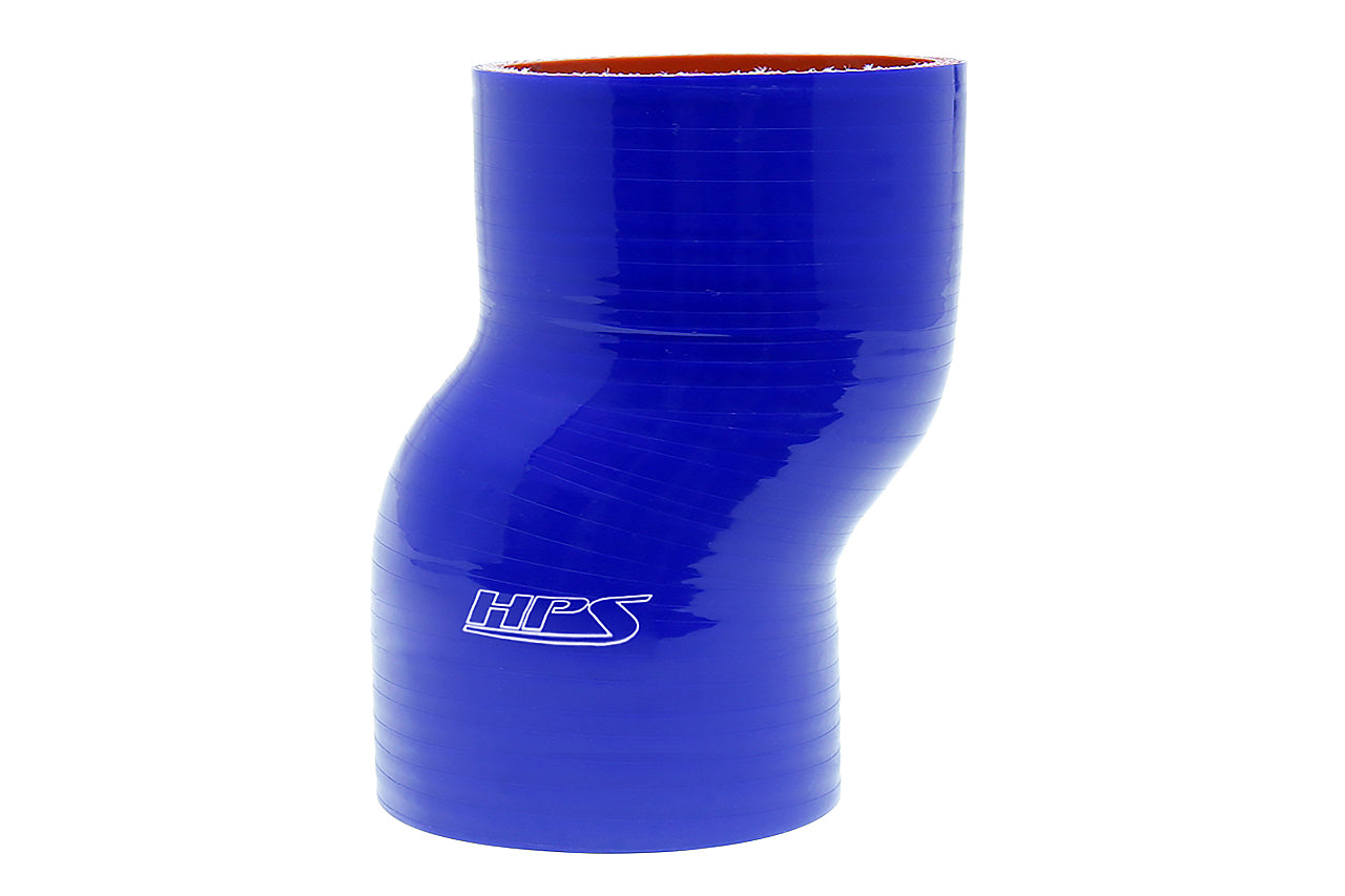 HPS Performance Hps Silicone Offset Coupler 3 1/2" Id, 6" Length Htsoc 350 L6 Blue Blue - HTSOC-350-L6-BLUE