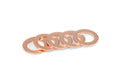 HPS Performance Magnetic Drain Plug Copper Crush Washer (5 pieces) CW-12-125-5X