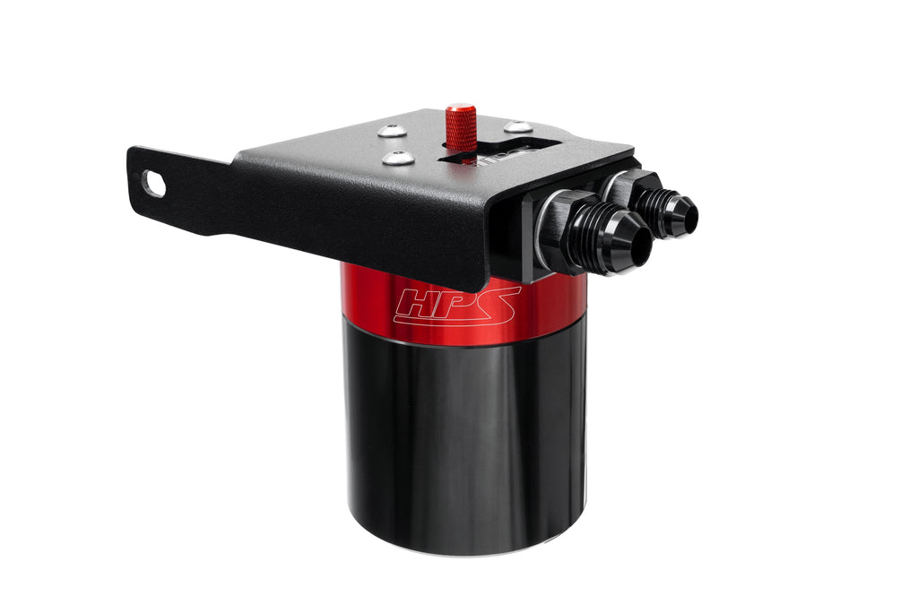 HPS Performance Oil Catch Can Kit 860-033 Red - 860-033