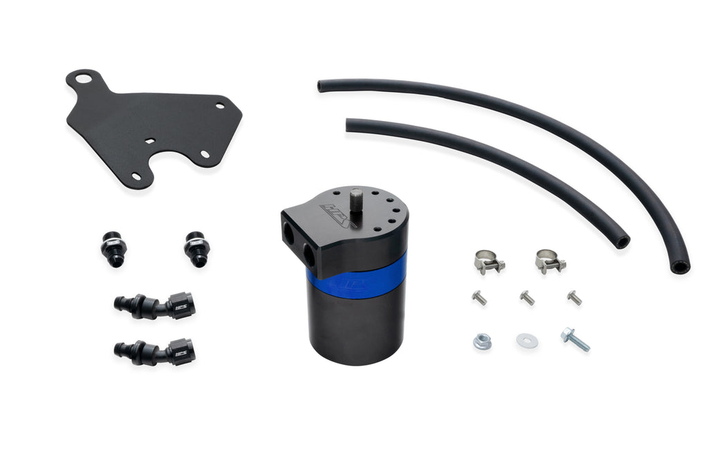 HPS Performance Oil Catch Can Kit 860-011BL, Blue - 860-011BL
