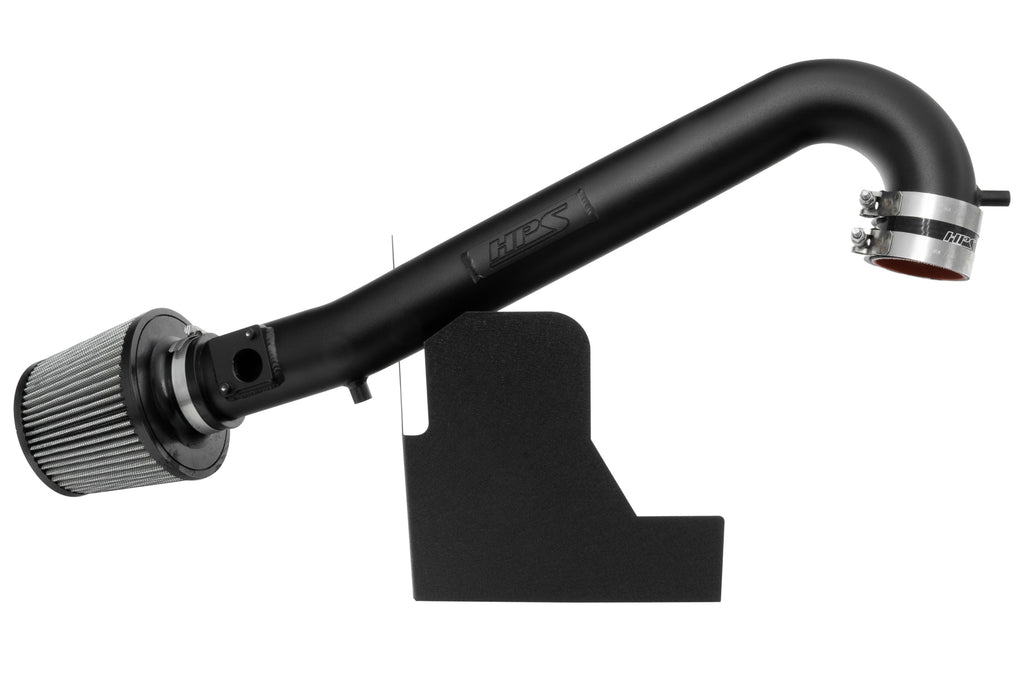 HPS Performance Air Intake Kit With Heat Shield 827-563WB Black - 827-563WB