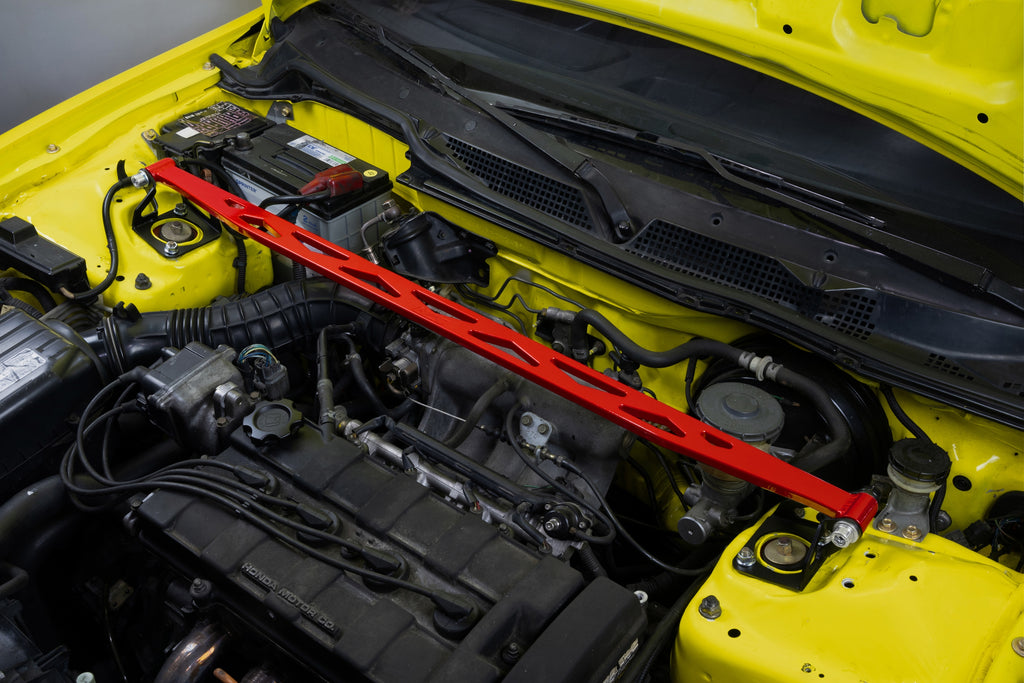 HPS Performance Front Strut Bar 42-120R Red - 42-120R
