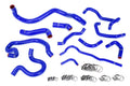 HPS Performance Hps Silicone Radiator, Heater, Throttle Body, And Expansion Tank Coolant Hose Kit 57 2098 Blue Blue - 57-2098-BLUE