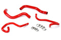 HPS Performance Hps Silicone Radiator And Heater Coolant Hose Kit 57 1640 Red Red - 57-1640-RED