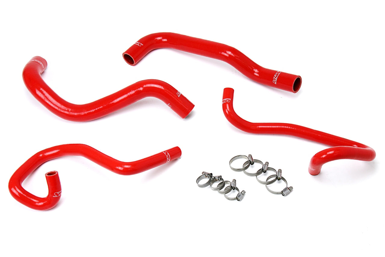 HPS Performance Hps Silicone Radiator And Heater Coolant Hose Kit 57 1640 Red Red - 57-1640-RED