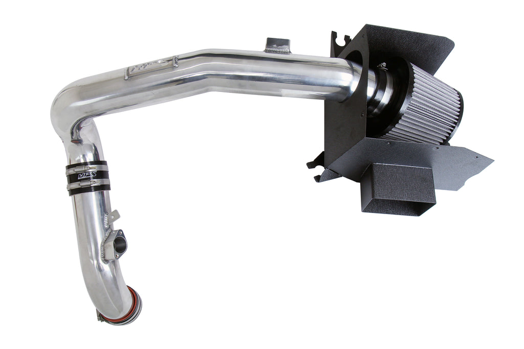 HPS Performance Air Intake Kit With Heat Shield 827-628P Polished - 827-628P