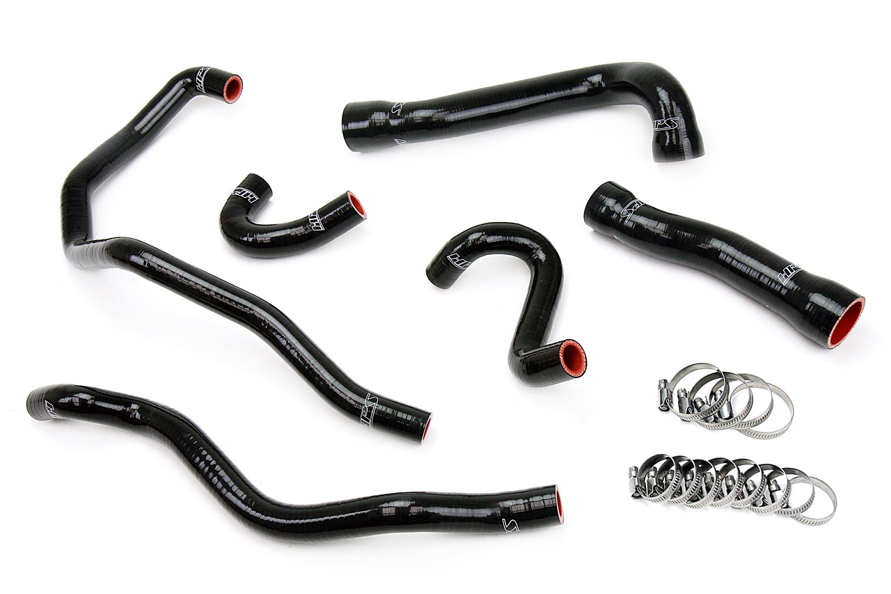 HPS Performance Hps Silicone Radiator And Heater Coolant Hose Kit 57 1543 Blk Black - 57-1543-BLK