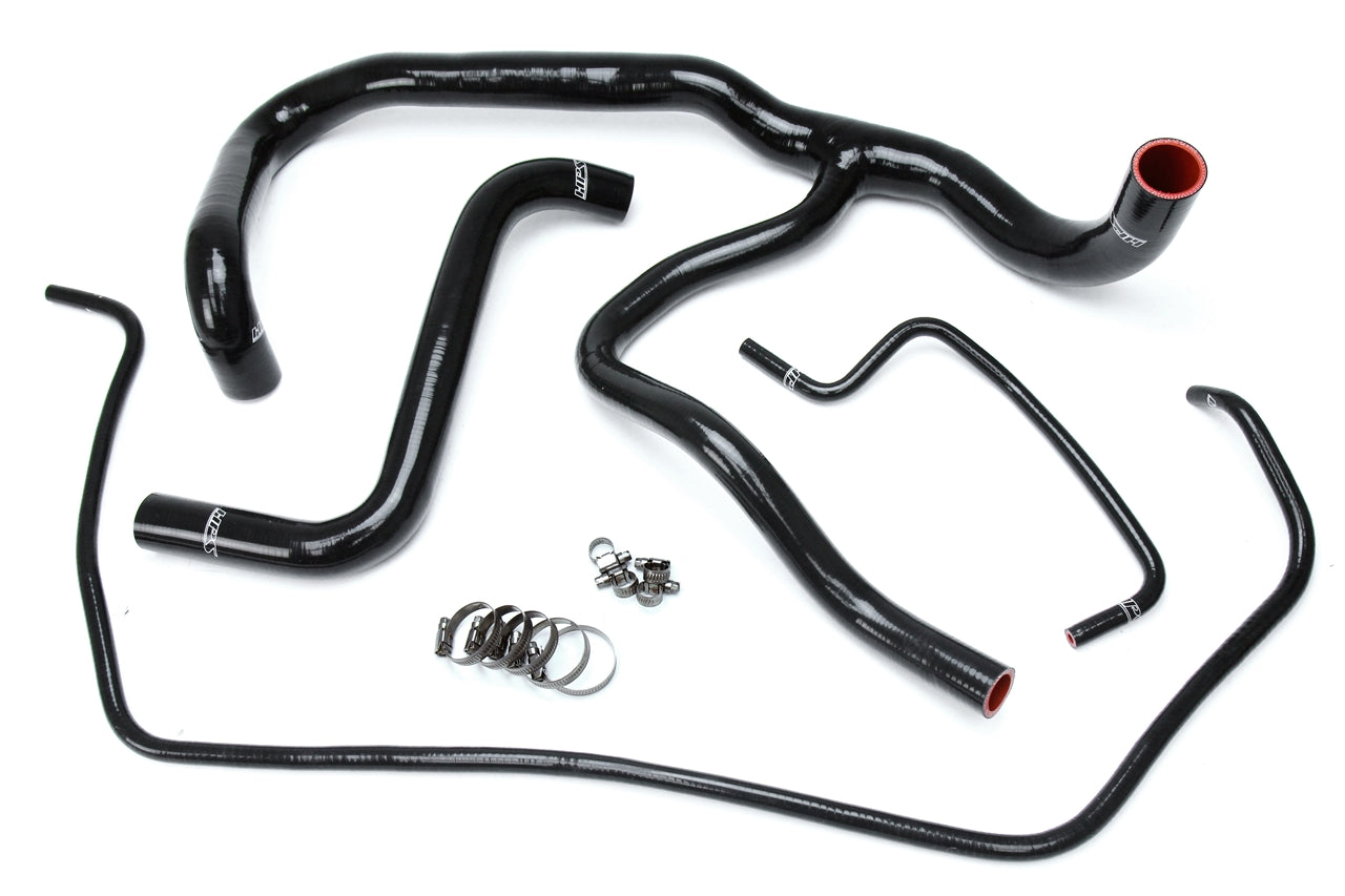 HPS Performance Hps Silicone Radiator Coolant Hose Kit 57 1594 R Blk Black - 57-1594R-BLK