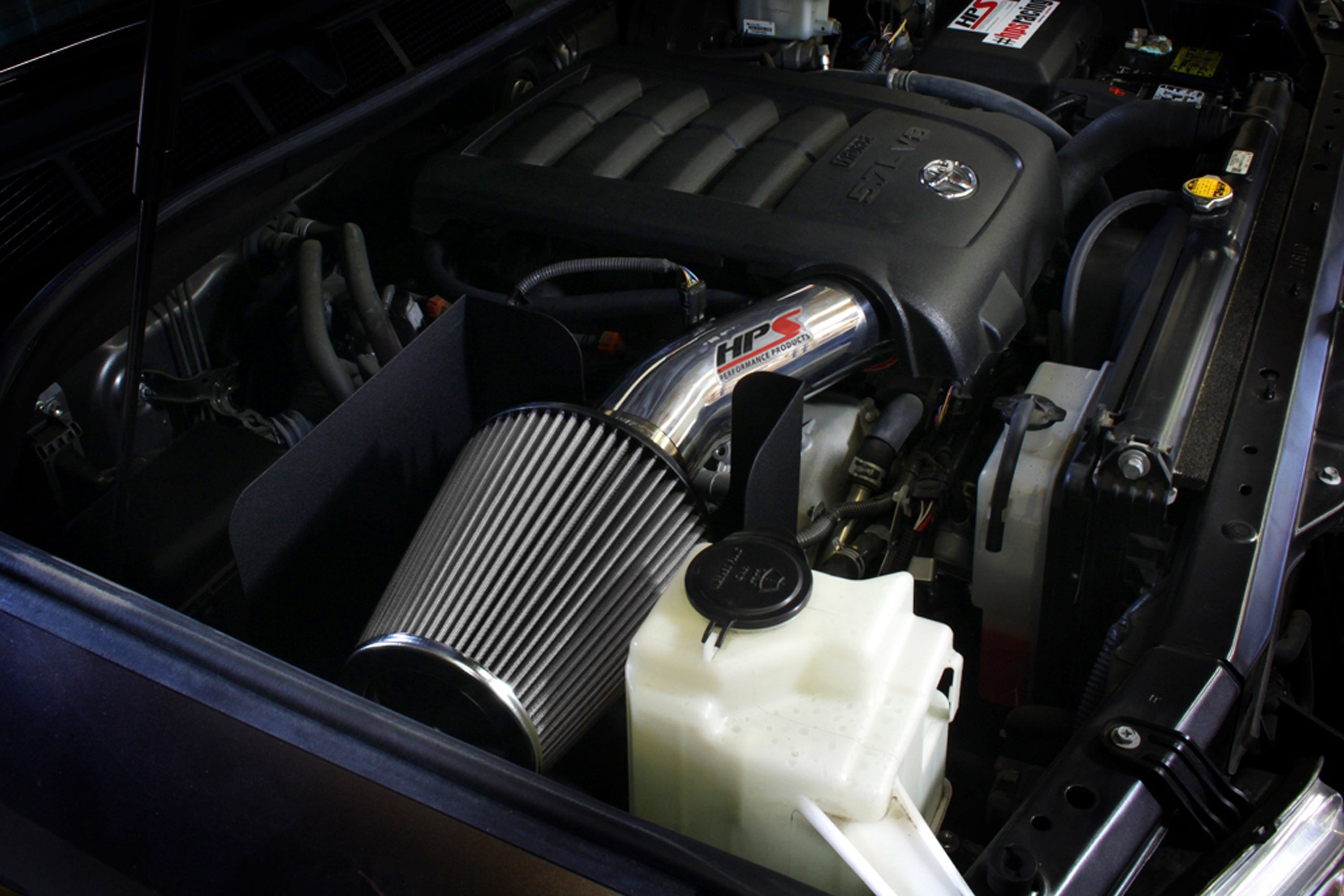 HPS Performance Air Intake Kit With Heat Shield 827-629BL Blue - 827-629BL
