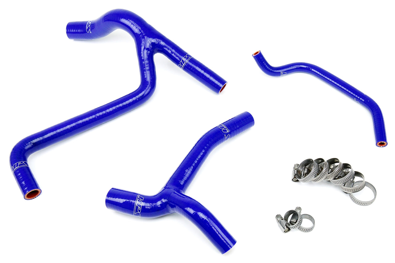 HPS Performance Hps Silicone Radiator Coolant Hose Kit 57 1243 Blue Blue - 57-1243-BLUE