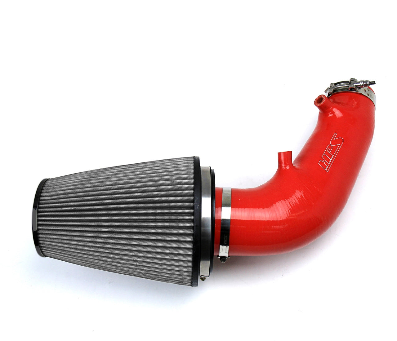HPS Performance Silicone Air Intake Kit 827-610R Red - 827-610R